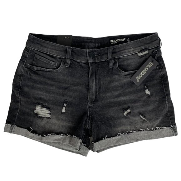 BlankNYC The Fulton Roll Up Shorts - Picture 2 of 13